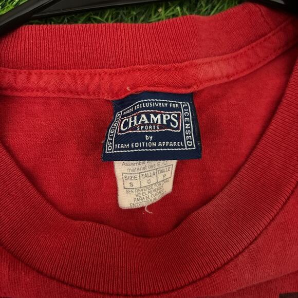 Red Vintage 80’s Texas Tech Champs Sports Graphic Tee - Picture 4 of 5